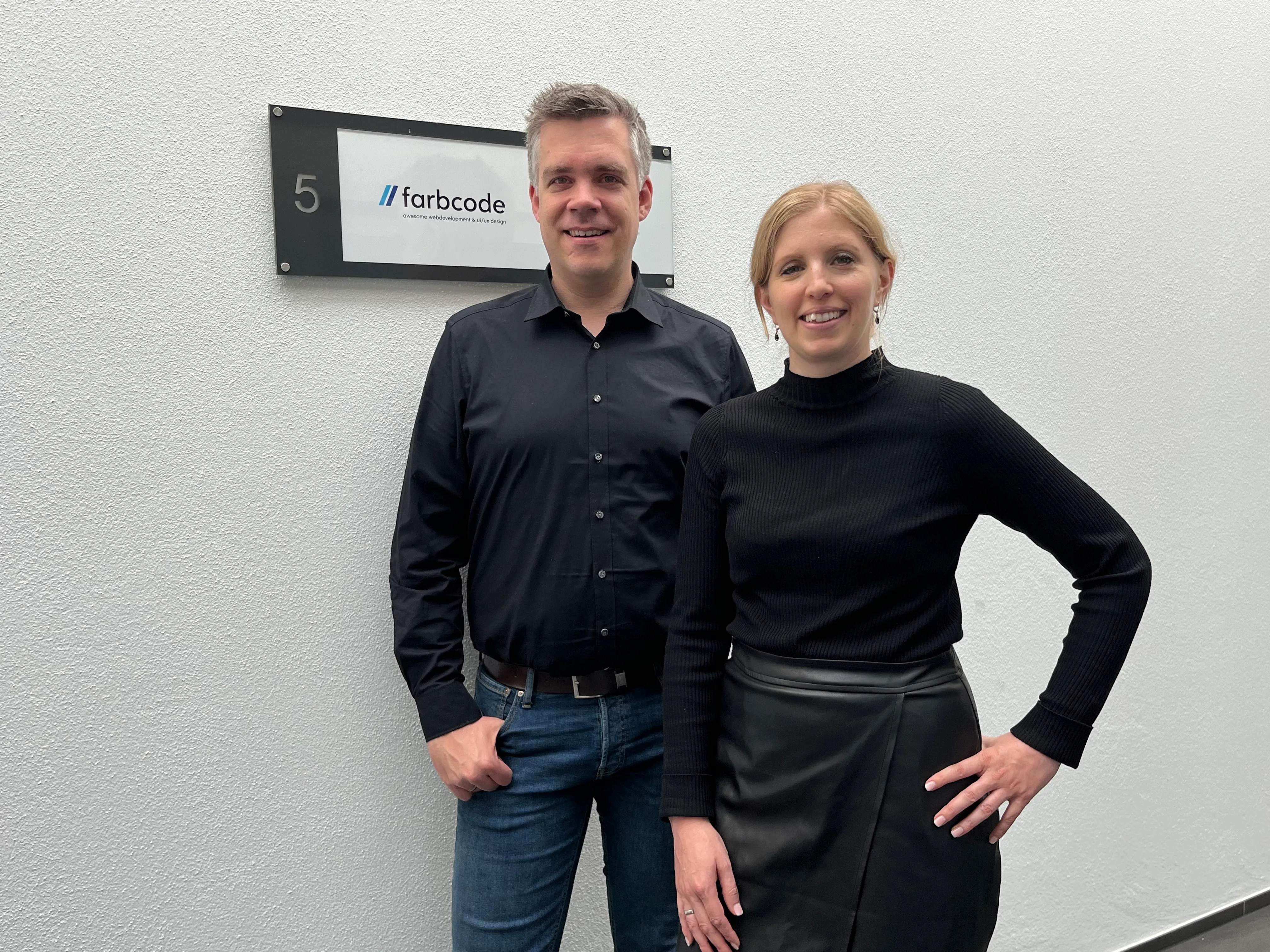 Damaris Weinschenk und Martin Weinschenk, Geschäftsführung der farbcode GmbH